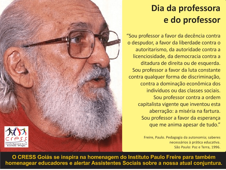 Dia da Professora e do Professor CRESS Goias