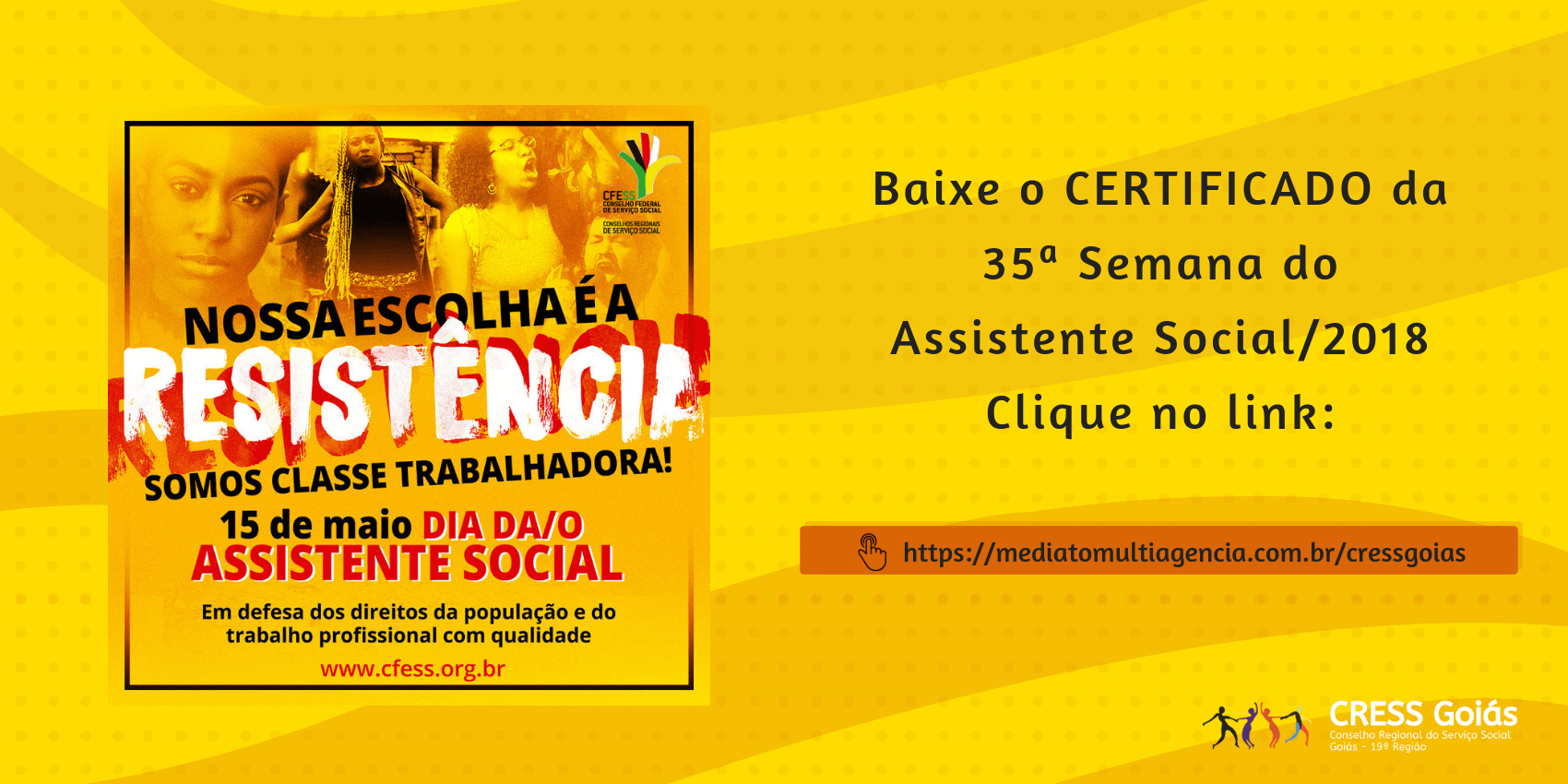 certificado semana assistente social