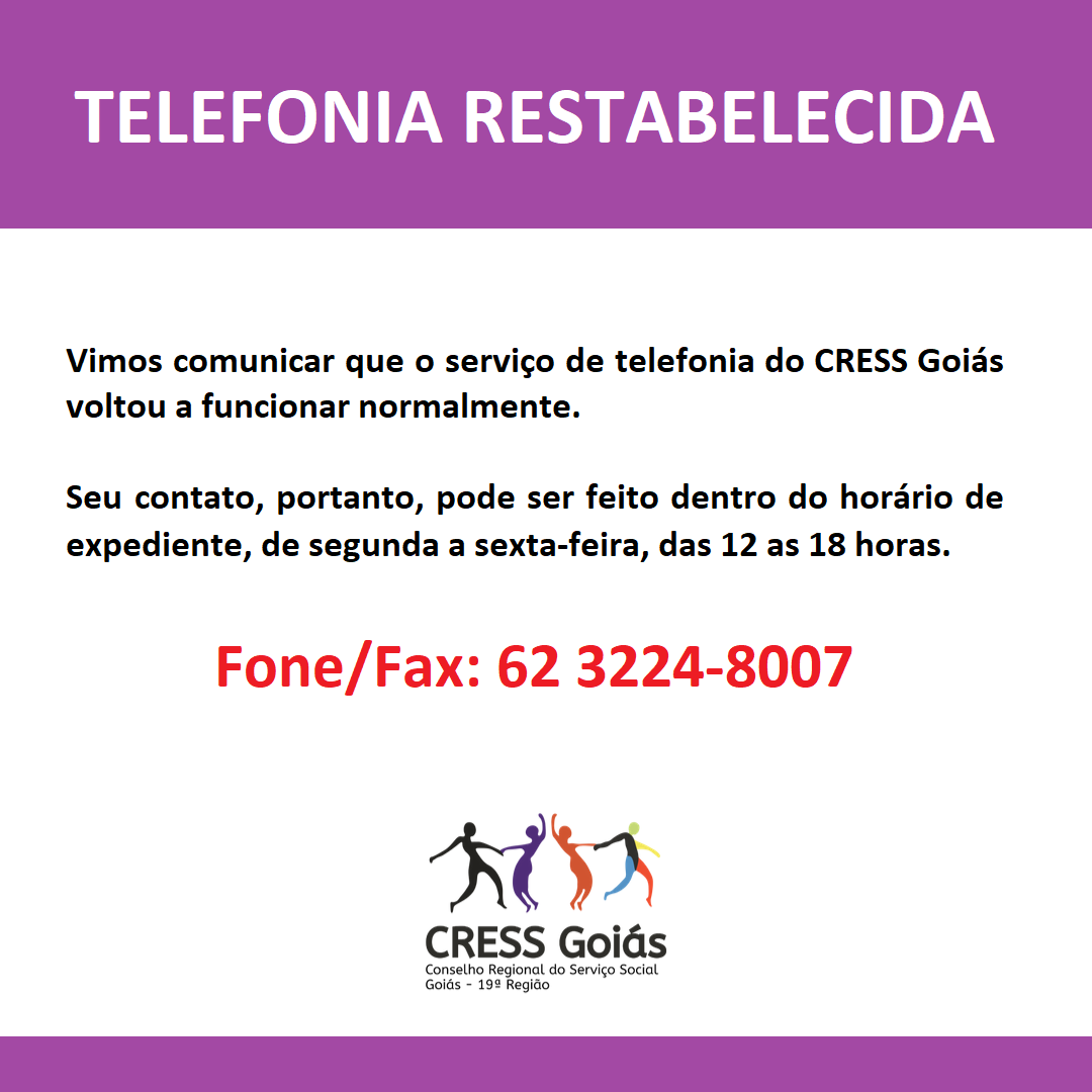 comunicado telefonia normalizada