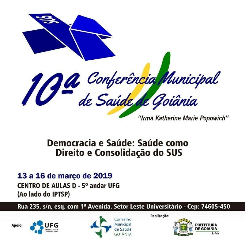 conferencia municipal de saude goiania