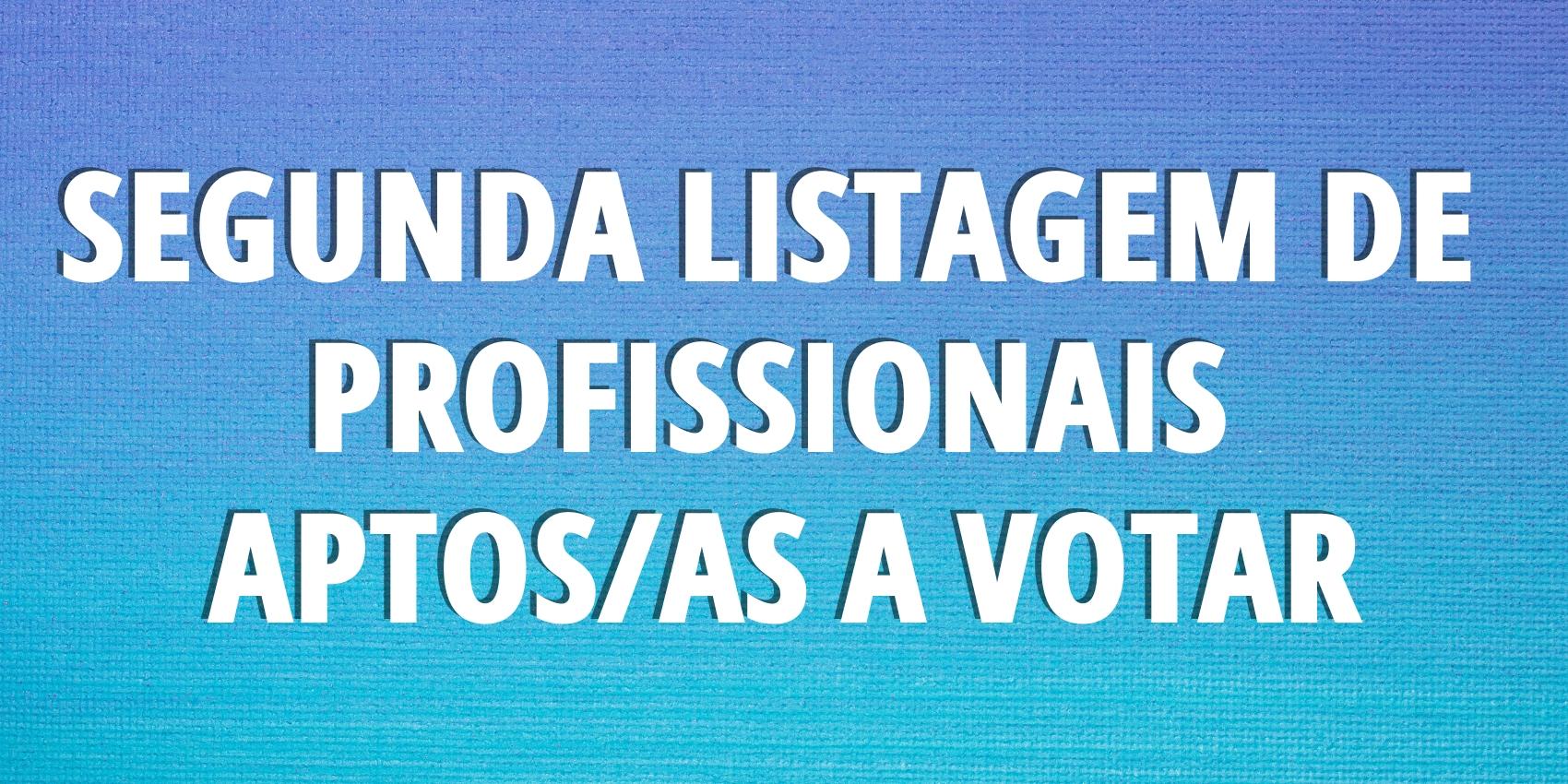 listagem prof aptos a votar