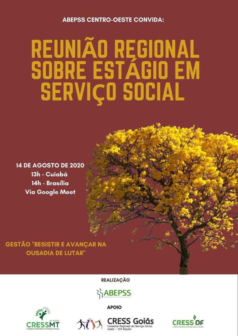 reuniao regional sobre estagio em servico social