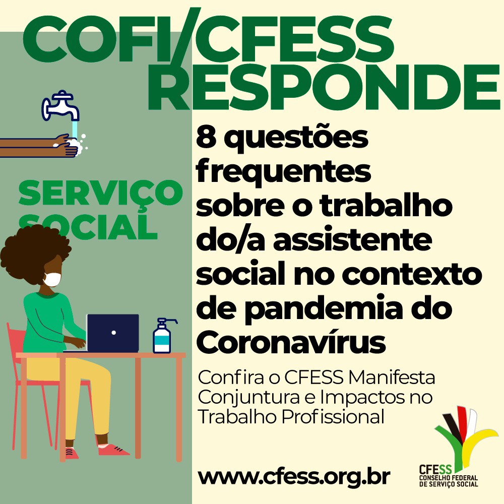trabalho assistente social pandemia coronavirus