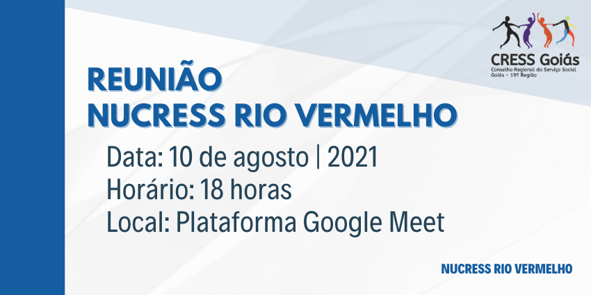 reuniao nucress rio vermelho ago2021