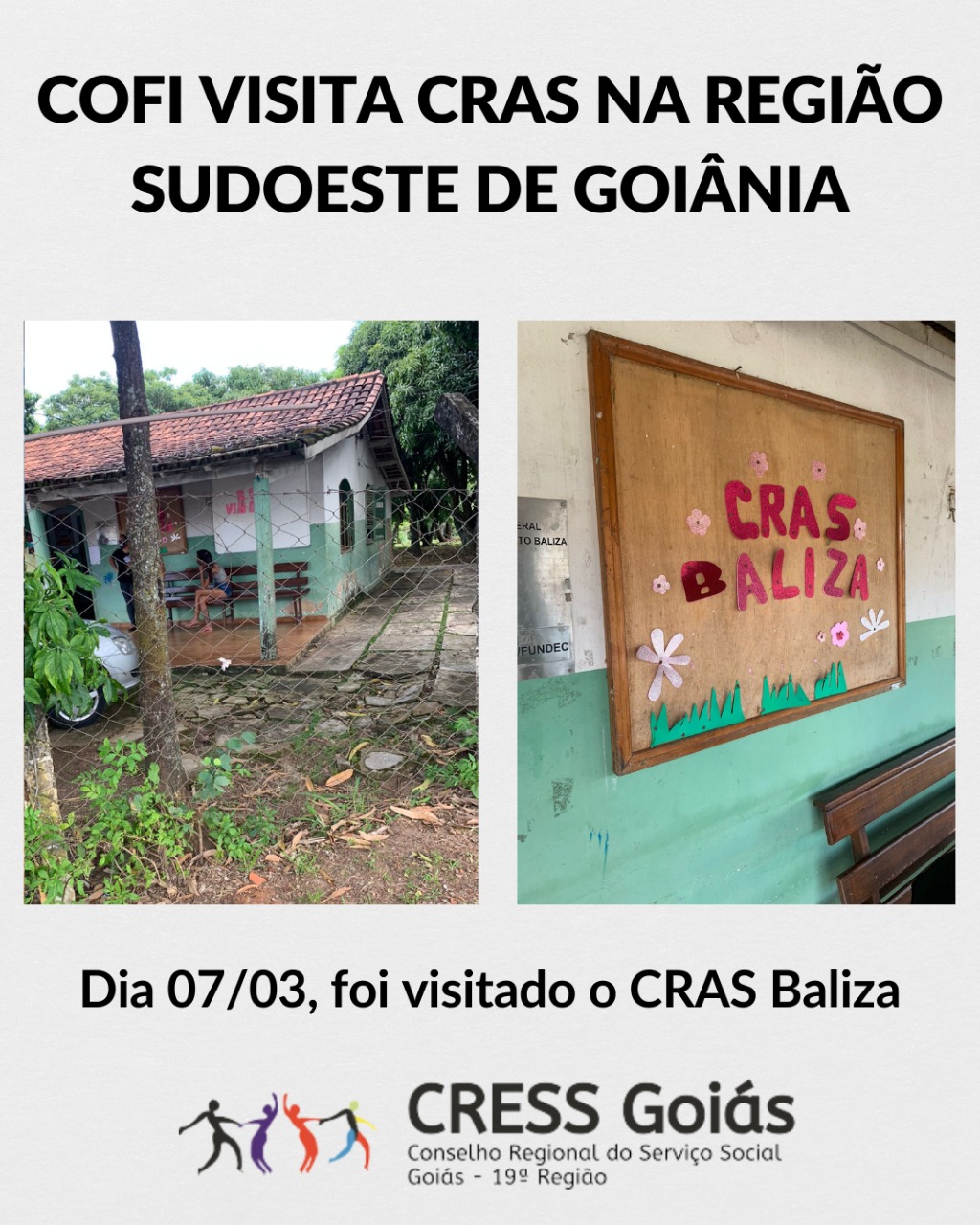 COFI visita CRAS na Região Sudoeste de Goiânia