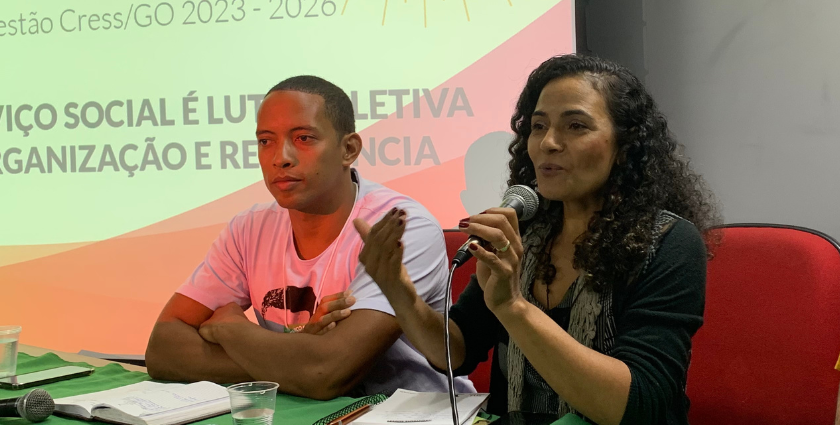 3 Wesley Junio e Sueli Almeida respectivamente vice e conselheira presidente do CRESS Goiás