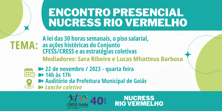 reuniao nucress novembro rio vermelho