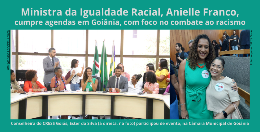 site Anielle Franco em Goiânia