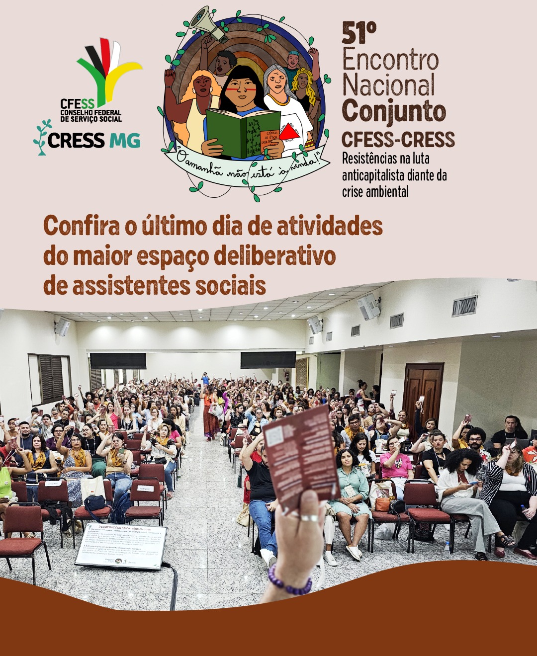 51 Encontro Nacional termina em BH e reafirma compromissos em defesa do Serviço Social