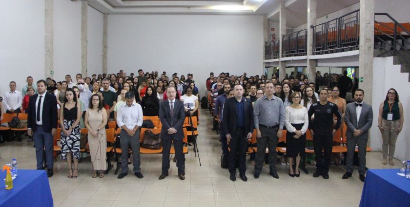 acadêmicos do UniAraguaia na reunião do Copengo 19 9 2024