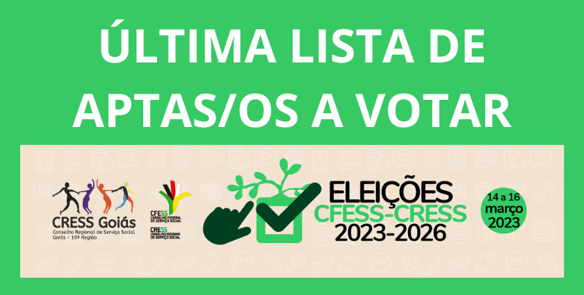 ELEIÇÕES CFESS-CRESS: A VOTAÇÃO ON-LINE COMEÇOU!