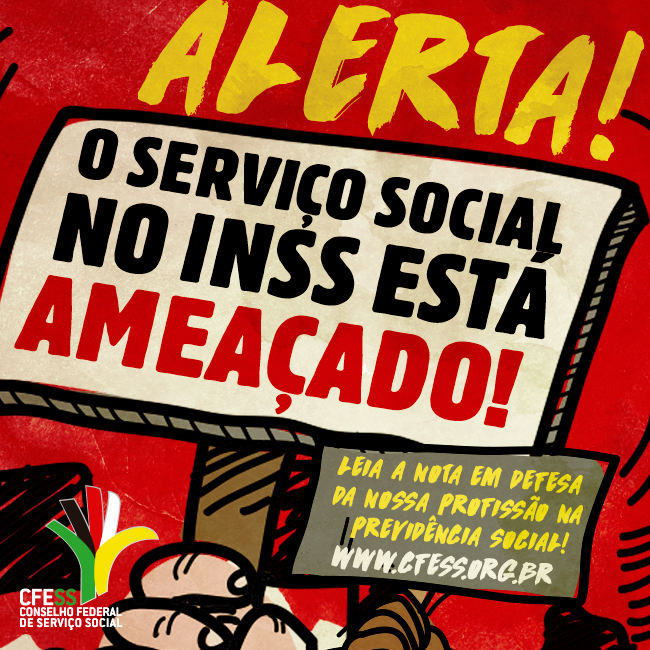 alerta servico social ameacado