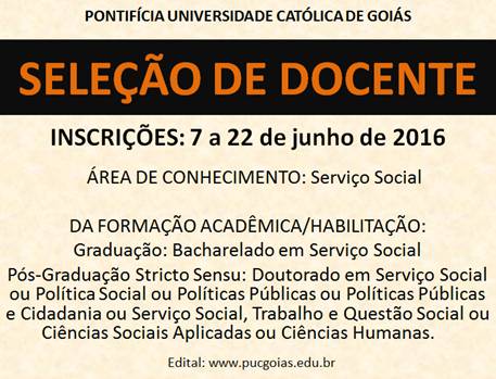 selecao pessoal docente