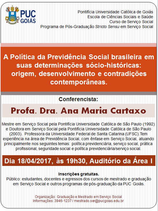 seminario seguridade social ana maria cartaxo