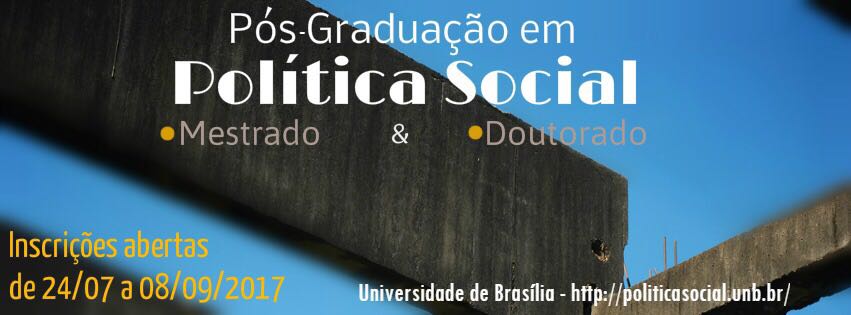 pos graduacao politica social
